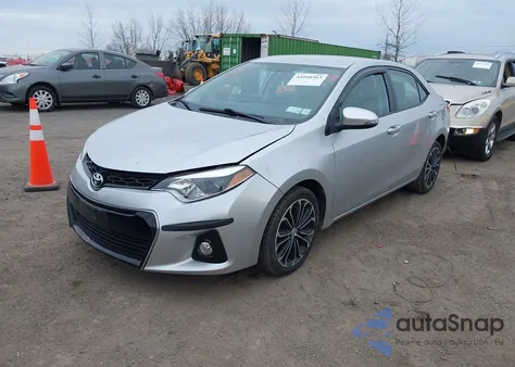 2015 Toyota Corolla S Plus z USA, uszkodzony, nr VIN 2T1BURHE1FC282505